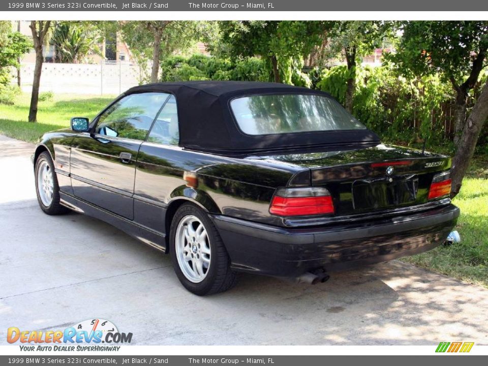 1999 BMW 3 Series 323i Convertible Jet Black / Sand Photo #11
