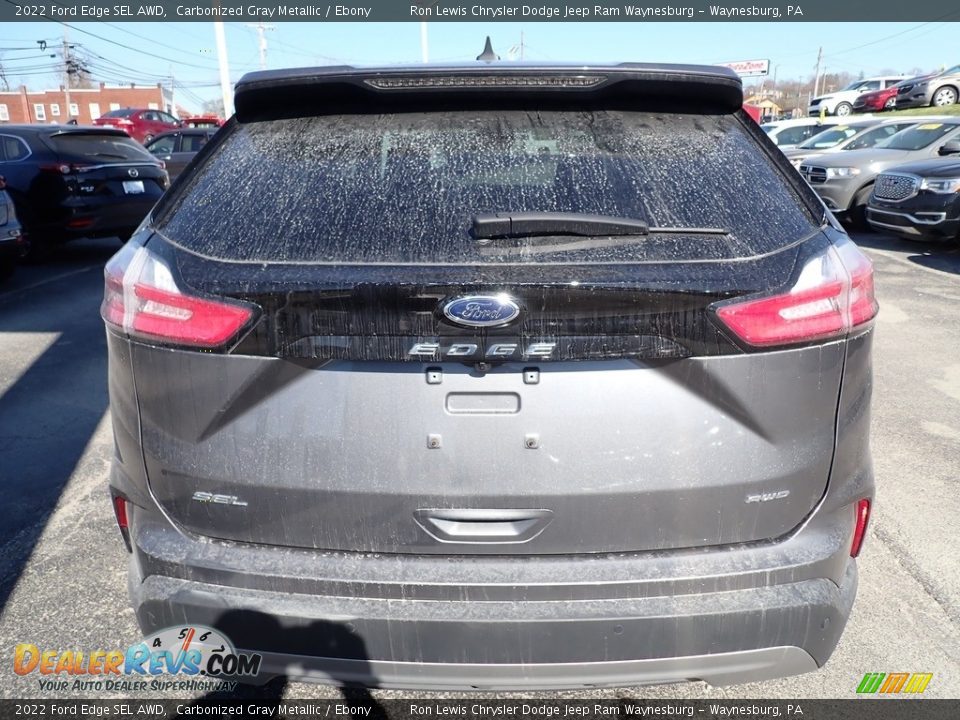 2022 Ford Edge SEL AWD Carbonized Gray Metallic / Ebony Photo #4