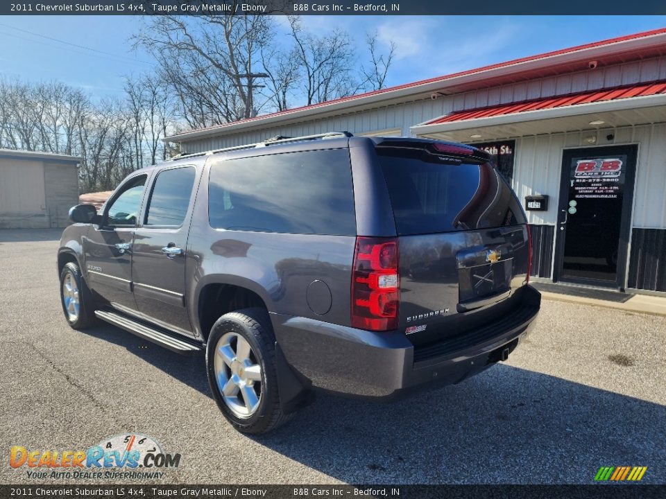 2011 Chevrolet Suburban LS 4x4 Taupe Gray Metallic / Ebony Photo #4