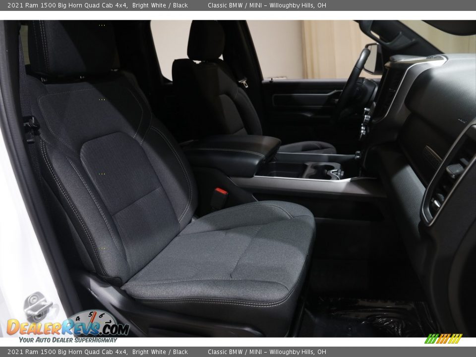 2021 Ram 1500 Big Horn Quad Cab 4x4 Bright White / Black Photo #19