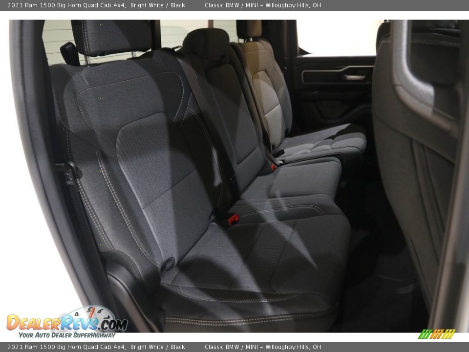 2021 Ram 1500 Big Horn Quad Cab 4x4 Bright White / Black Photo #20