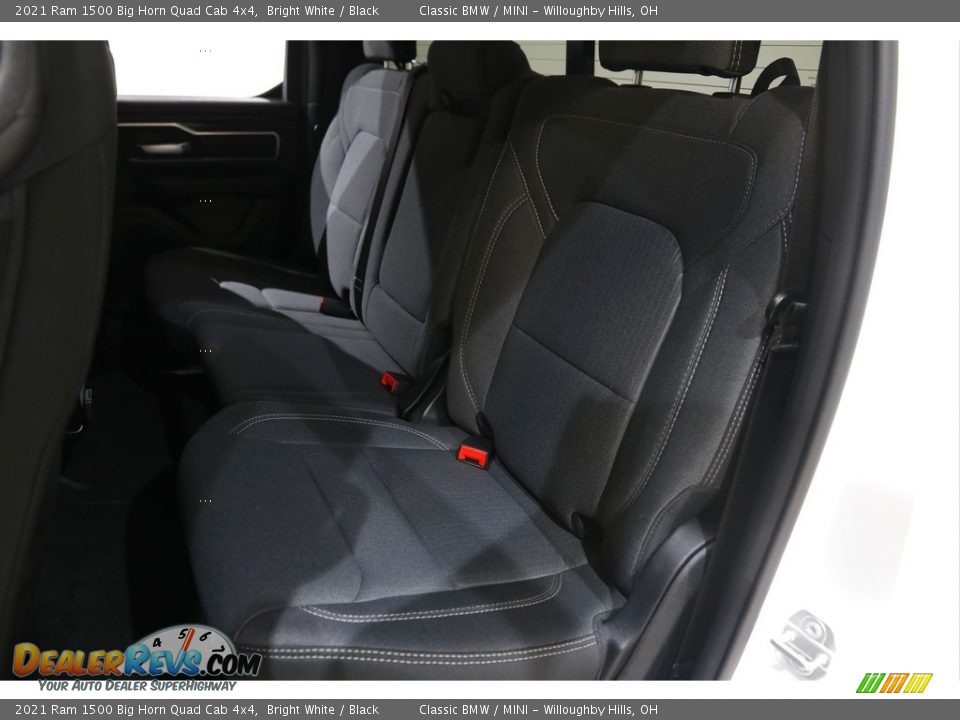2021 Ram 1500 Big Horn Quad Cab 4x4 Bright White / Black Photo #21