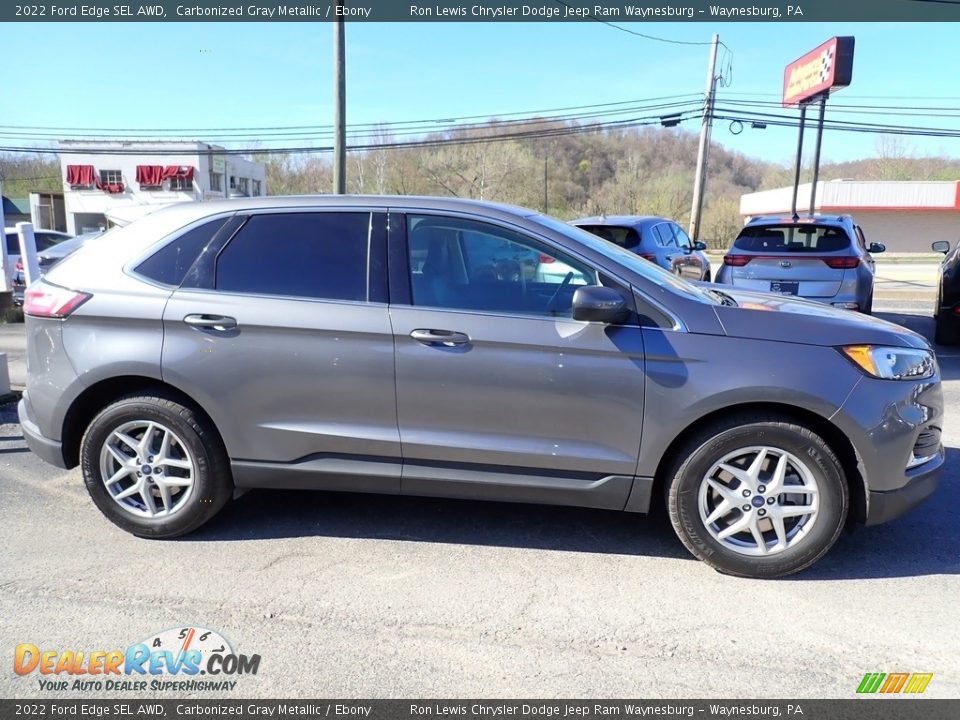 2022 Ford Edge SEL AWD Carbonized Gray Metallic / Ebony Photo #7