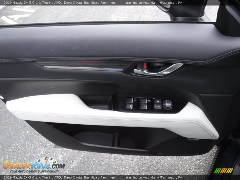 2019 Mazda CX-5 Grand Touring AWD Deep Crystal Blue Mica / Parchment Photo #16
