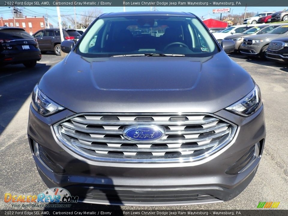 2022 Ford Edge SEL AWD Carbonized Gray Metallic / Ebony Photo #9