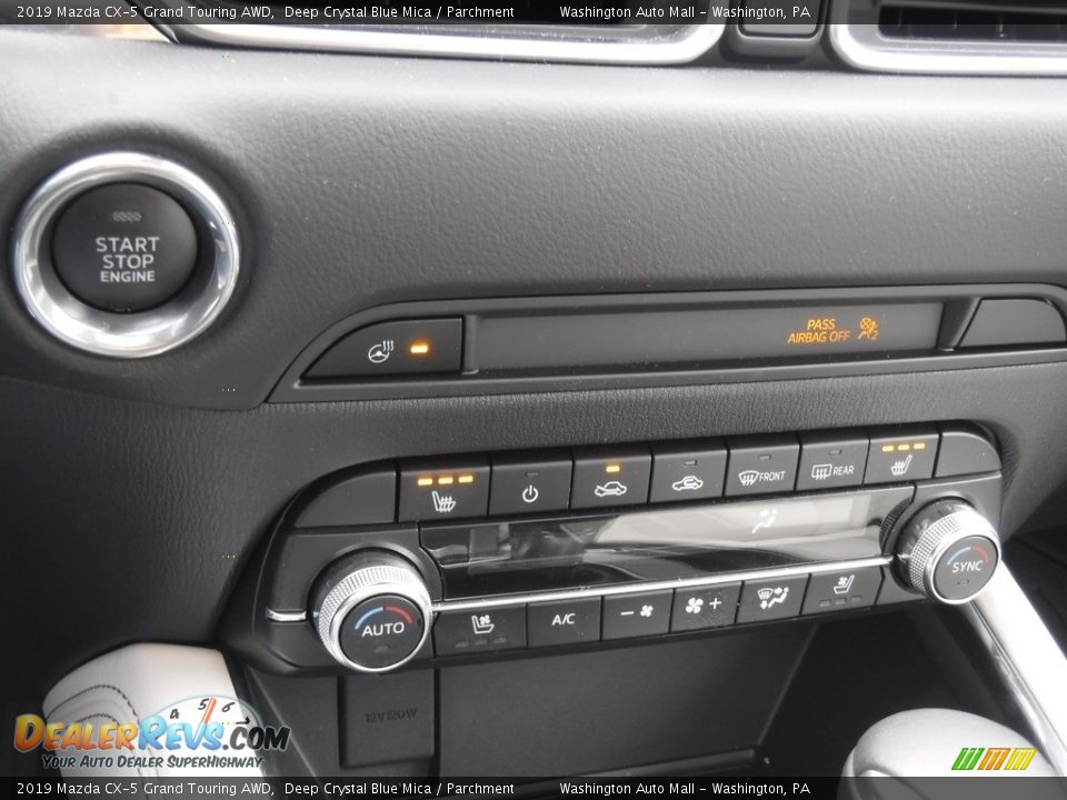 2019 Mazda CX-5 Grand Touring AWD Deep Crystal Blue Mica / Parchment Photo #19