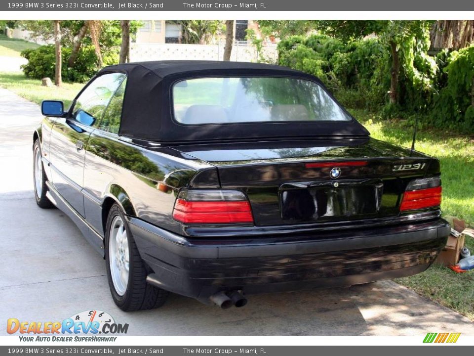 1999 BMW 3 Series 323i Convertible Jet Black / Sand Photo #12