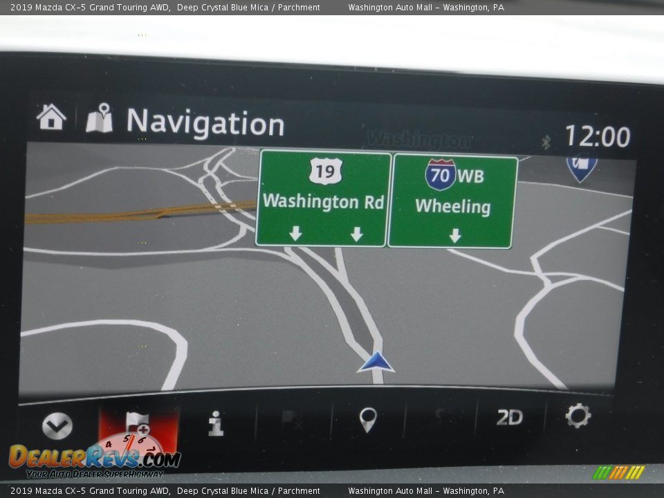 2019 Mazda CX-5 Grand Touring AWD Deep Crystal Blue Mica / Parchment Photo #20