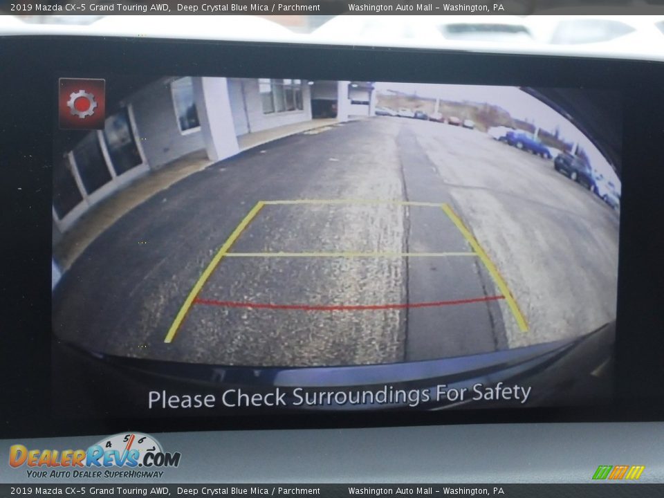 2019 Mazda CX-5 Grand Touring AWD Deep Crystal Blue Mica / Parchment Photo #21