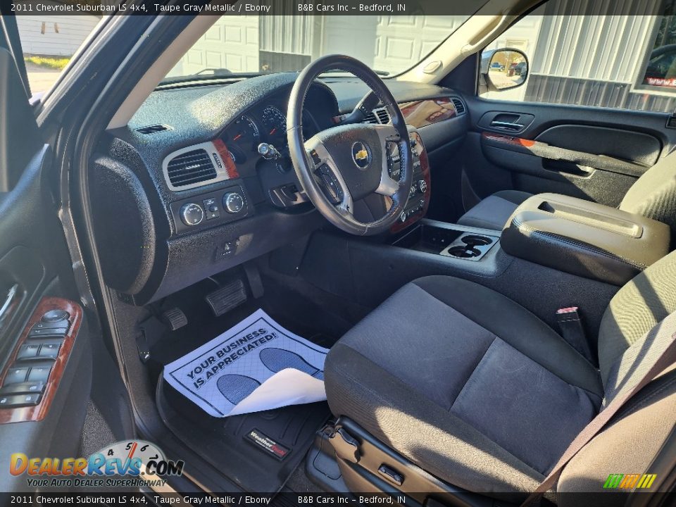 2011 Chevrolet Suburban LS 4x4 Taupe Gray Metallic / Ebony Photo #14