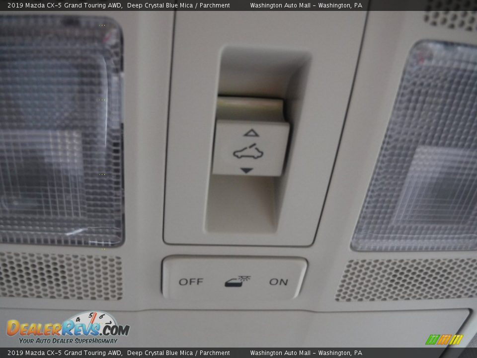 2019 Mazda CX-5 Grand Touring AWD Deep Crystal Blue Mica / Parchment Photo #22