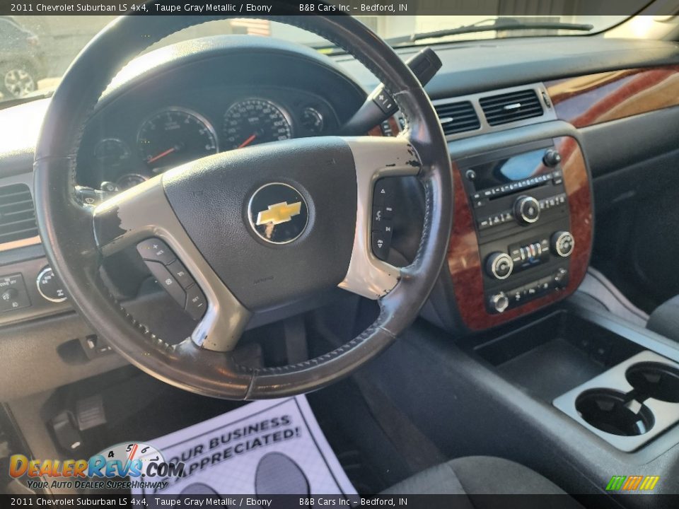 2011 Chevrolet Suburban LS 4x4 Taupe Gray Metallic / Ebony Photo #15