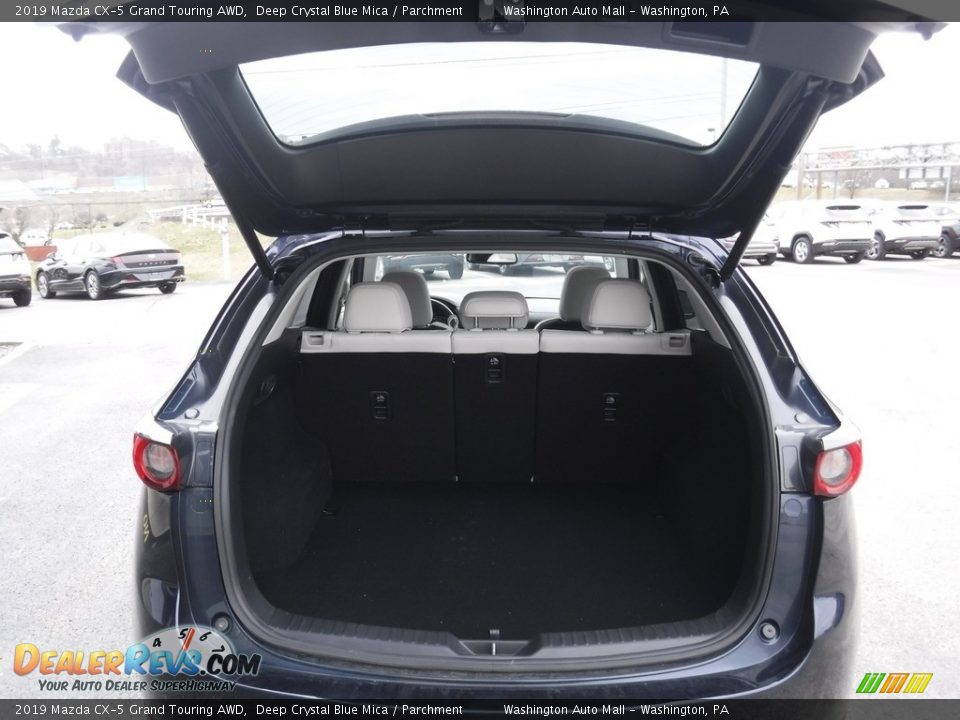 2019 Mazda CX-5 Grand Touring AWD Deep Crystal Blue Mica / Parchment Photo #27