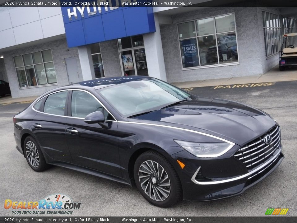 2020 Hyundai Sonata Limited Hybrid Oxford Blue / Black Photo #1