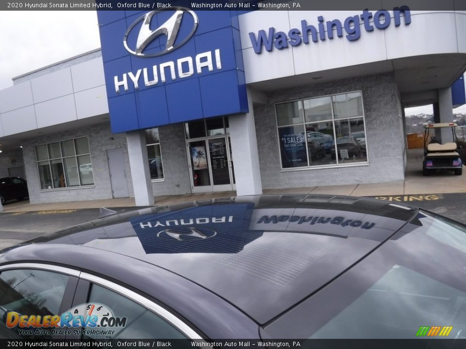 2020 Hyundai Sonata Limited Hybrid Oxford Blue / Black Photo #3