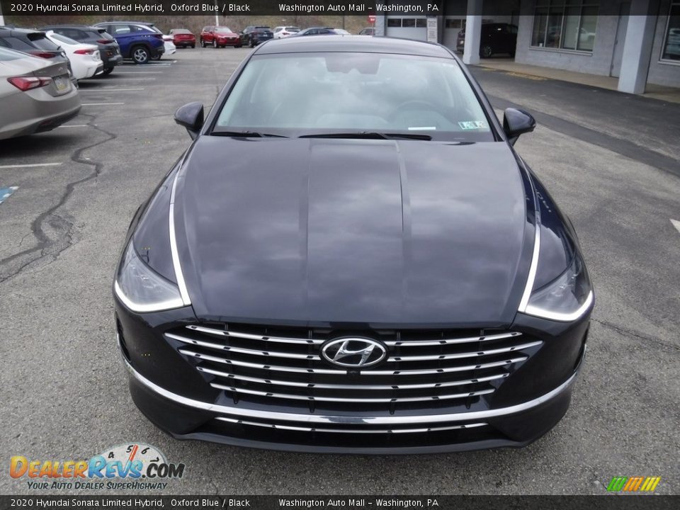 2020 Hyundai Sonata Limited Hybrid Oxford Blue / Black Photo #5