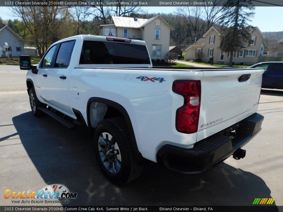 2023 Chevrolet Silverado 2500HD Custom Crew Cab 4x4 Summit White / Jet Black Photo #12