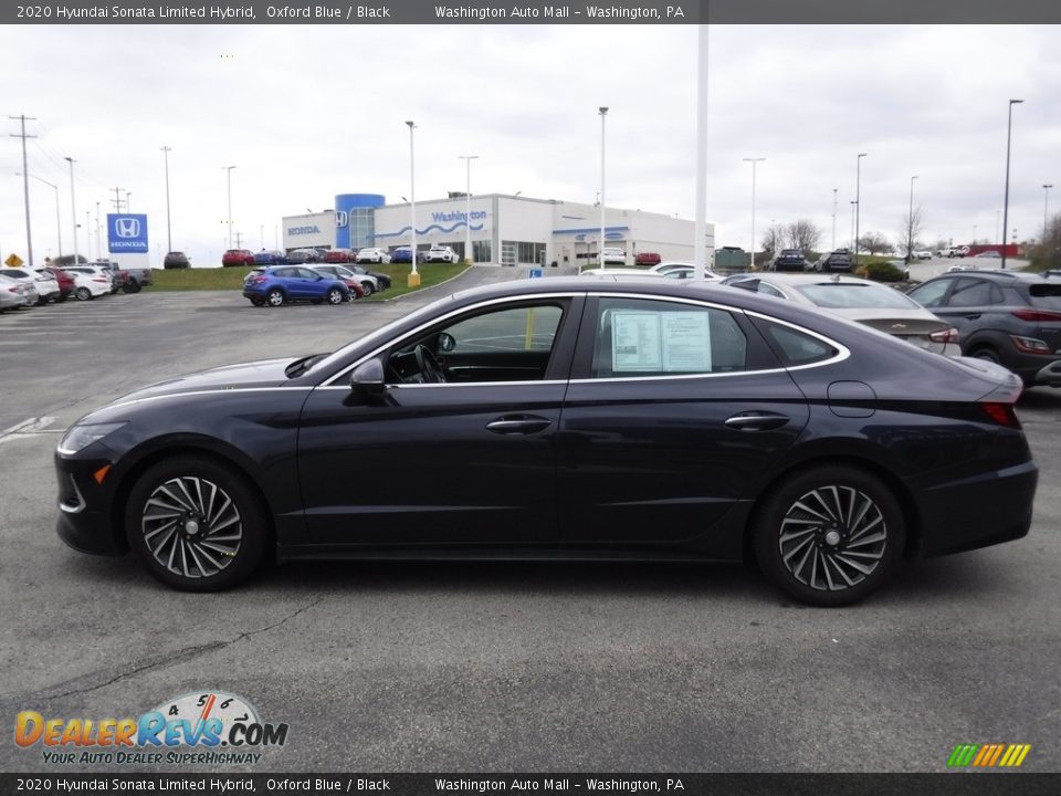 Oxford Blue 2020 Hyundai Sonata Limited Hybrid Photo #7