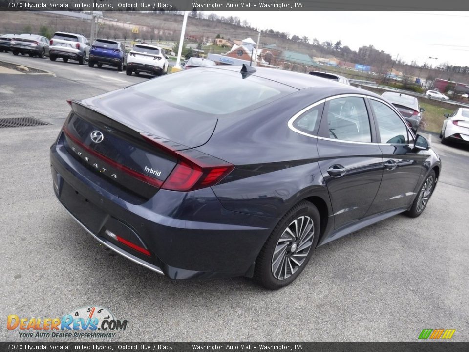 2020 Hyundai Sonata Limited Hybrid Oxford Blue / Black Photo #10