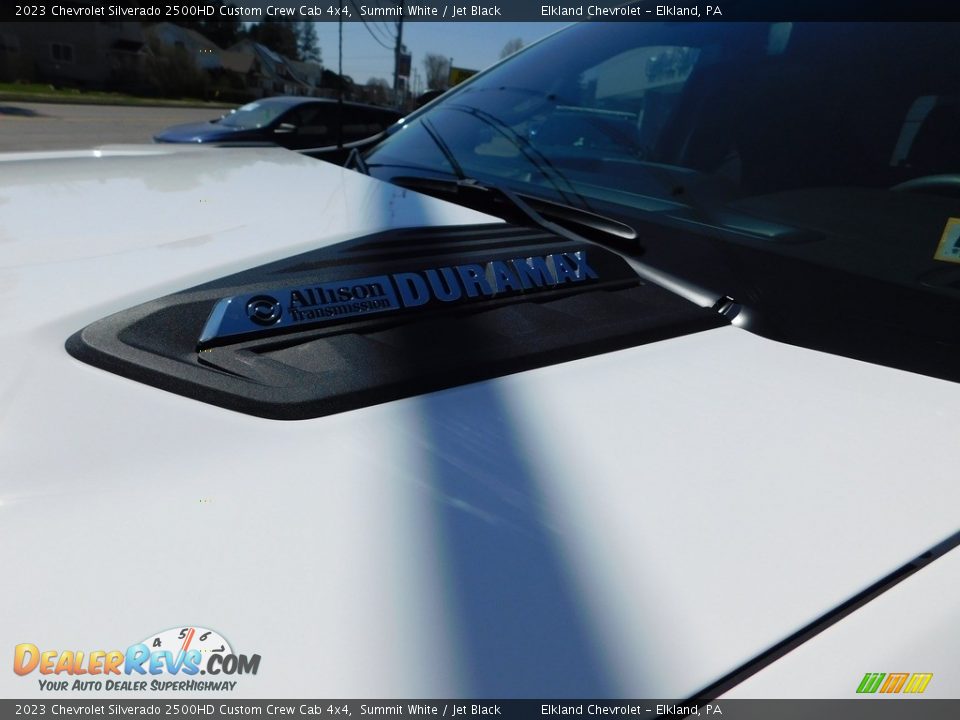 2023 Chevrolet Silverado 2500HD Custom Crew Cab 4x4 Summit White / Jet Black Photo #19