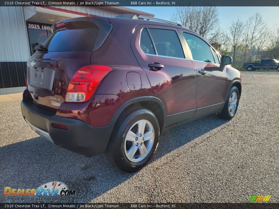 2016 Chevrolet Trax LT Crimson Metallic / Jet Black/Light Titanium Photo #3