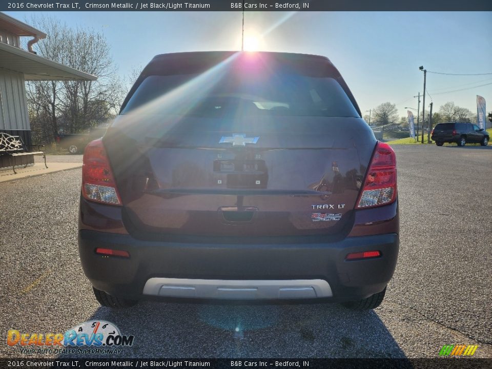 2016 Chevrolet Trax LT Crimson Metallic / Jet Black/Light Titanium Photo #4