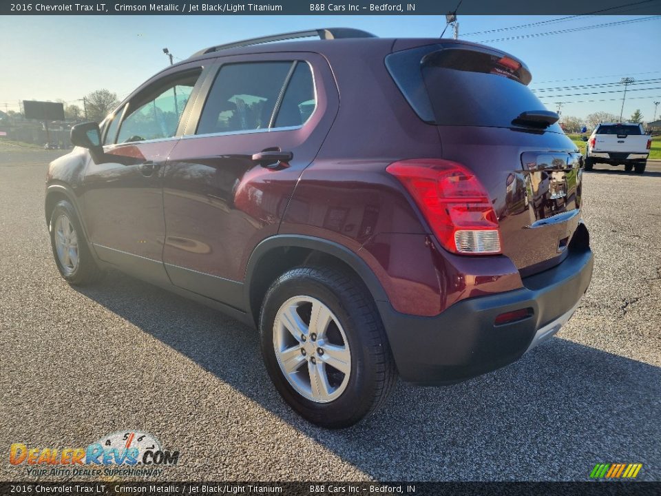 2016 Chevrolet Trax LT Crimson Metallic / Jet Black/Light Titanium Photo #5