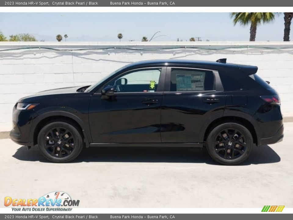 2023 Honda HR-V Sport Crystal Black Pearl / Black Photo #6