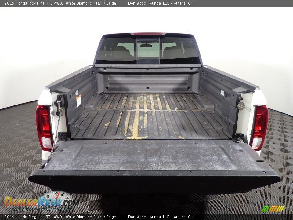 2019 Honda Ridgeline RTL AWD White Diamond Pearl / Beige Photo #15