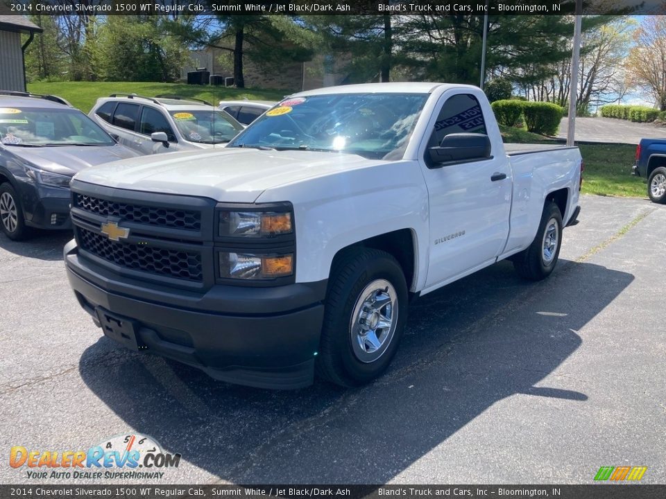 2014 Chevrolet Silverado 1500 WT Regular Cab Summit White / Jet Black/Dark Ash Photo #2