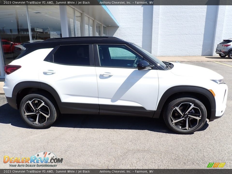 Summit White 2023 Chevrolet TrailBlazer RS AWD Photo #2