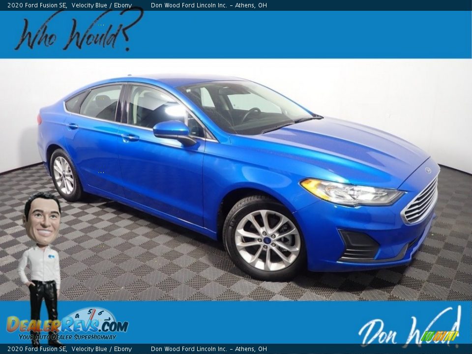 2020 Ford Fusion SE Velocity Blue / Ebony Photo #1
