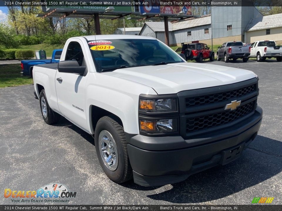 2014 Chevrolet Silverado 1500 WT Regular Cab Summit White / Jet Black/Dark Ash Photo #10