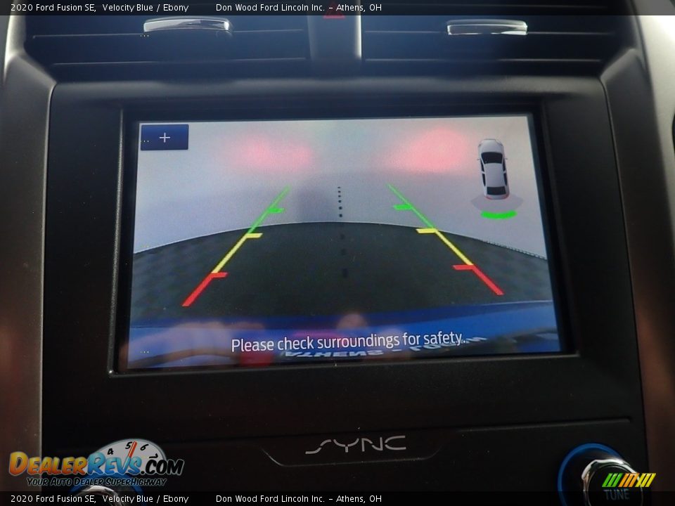 2020 Ford Fusion SE Velocity Blue / Ebony Photo #3