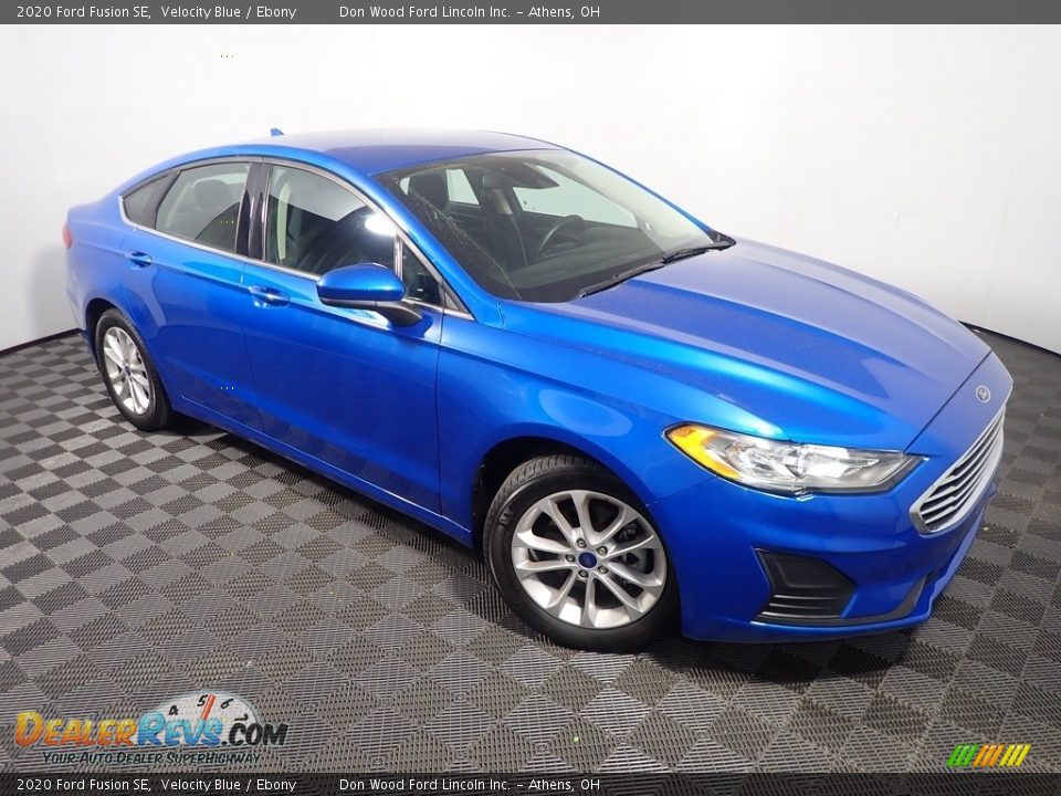 2020 Ford Fusion SE Velocity Blue / Ebony Photo #4