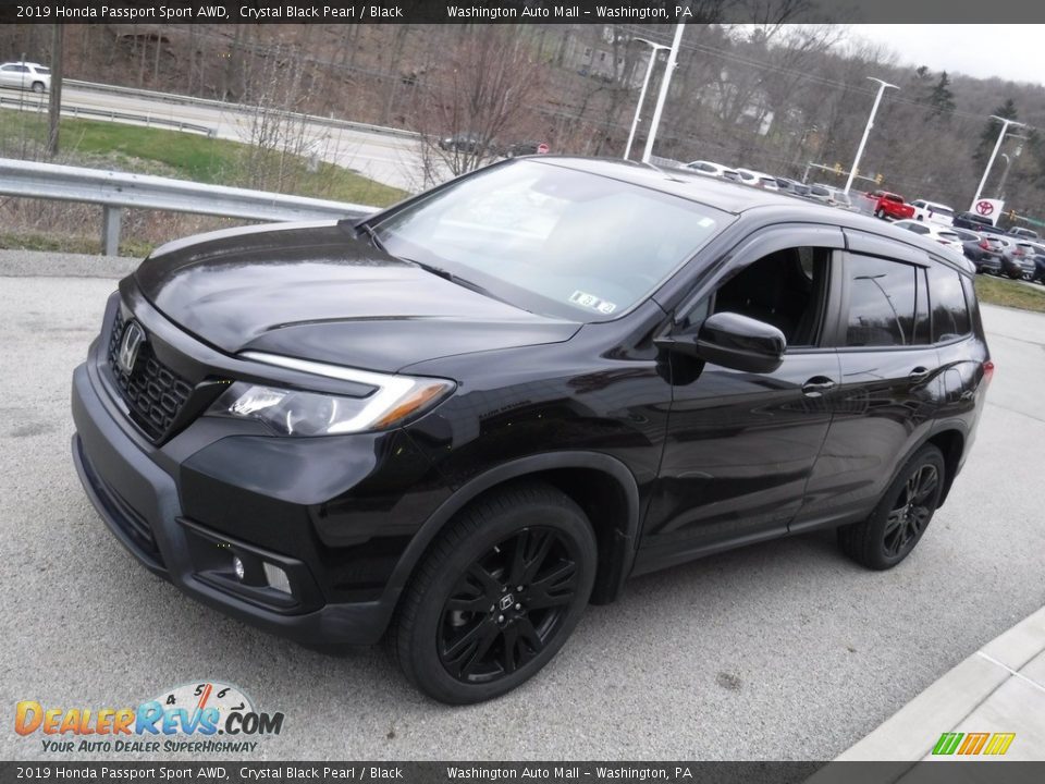 2019 Honda Passport Sport AWD Crystal Black Pearl / Black Photo #12