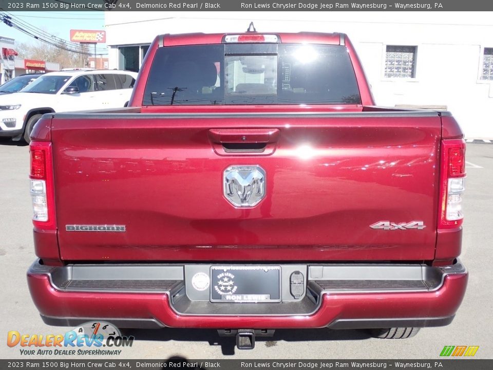 2023 Ram 1500 Big Horn Crew Cab 4x4 Delmonico Red Pearl / Black Photo #4