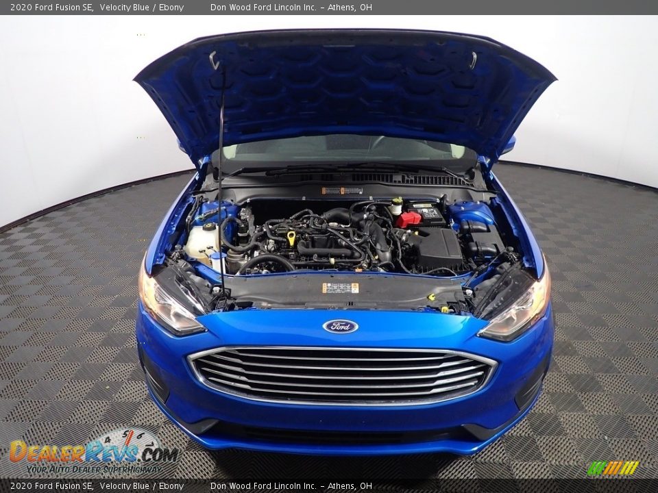 2020 Ford Fusion SE Velocity Blue / Ebony Photo #7