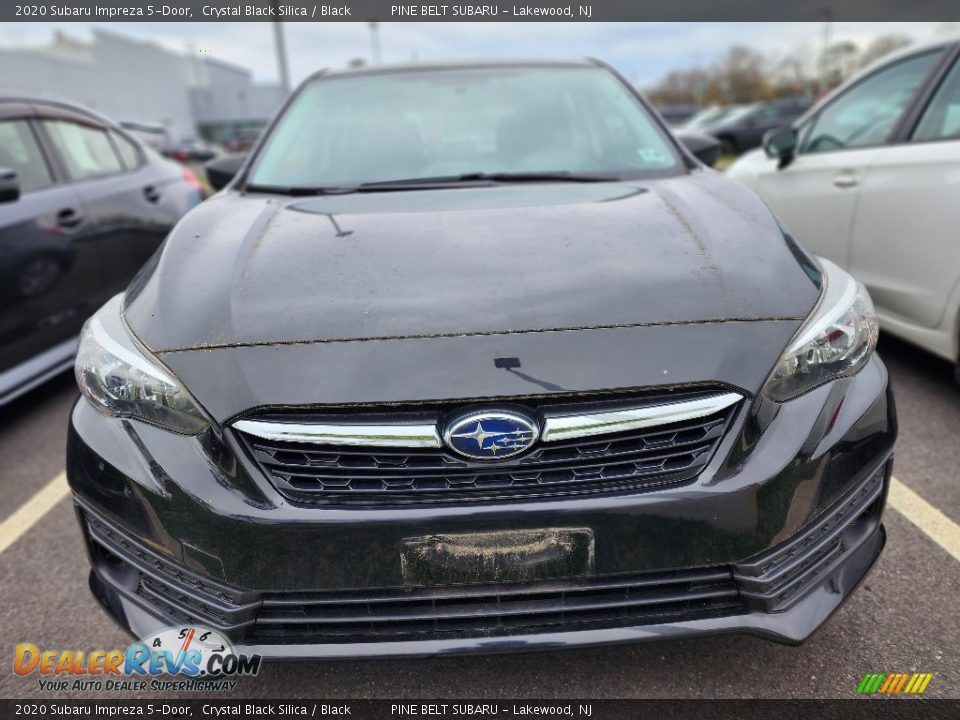 2020 Subaru Impreza 5-Door Crystal Black Silica / Black Photo #2