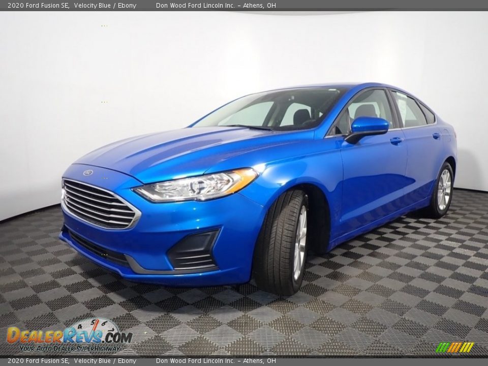 2020 Ford Fusion SE Velocity Blue / Ebony Photo #9