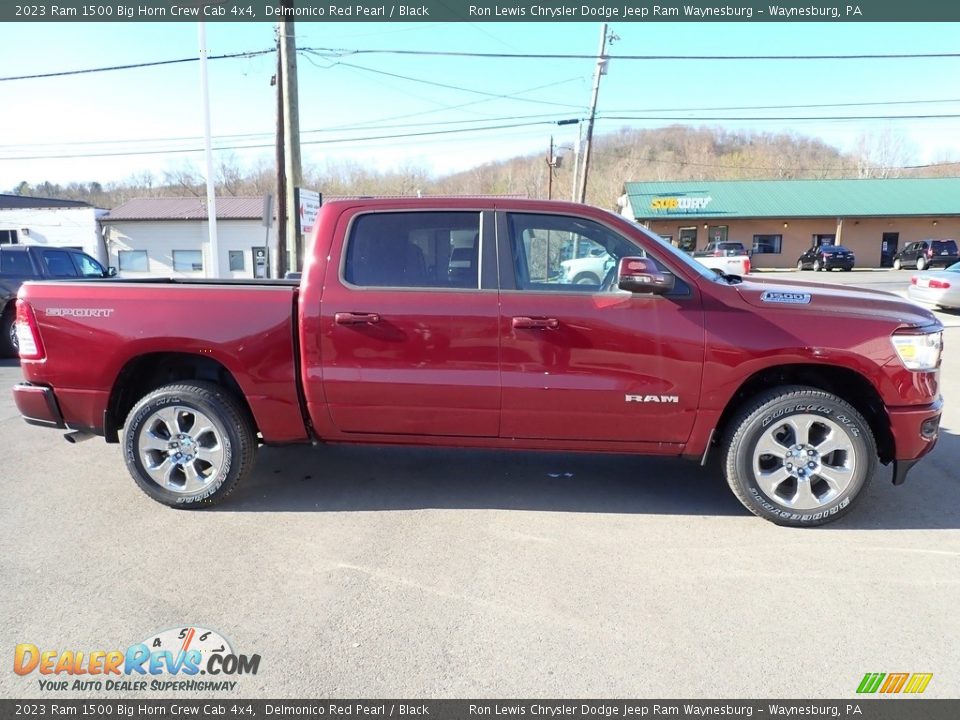 2023 Ram 1500 Big Horn Crew Cab 4x4 Delmonico Red Pearl / Black Photo #7