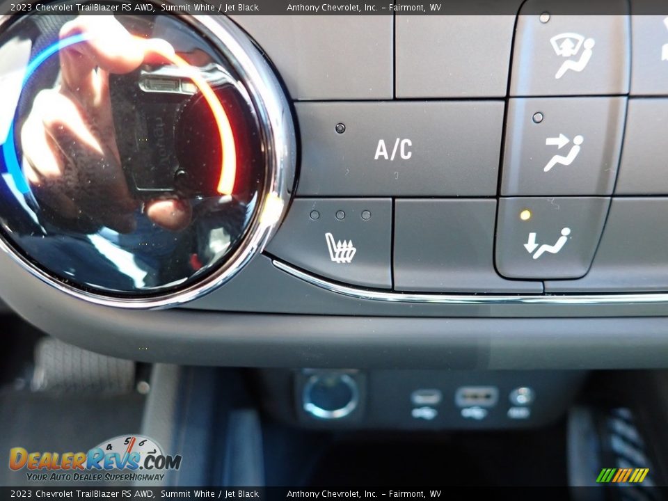 2023 Chevrolet TrailBlazer RS AWD Summit White / Jet Black Photo #17