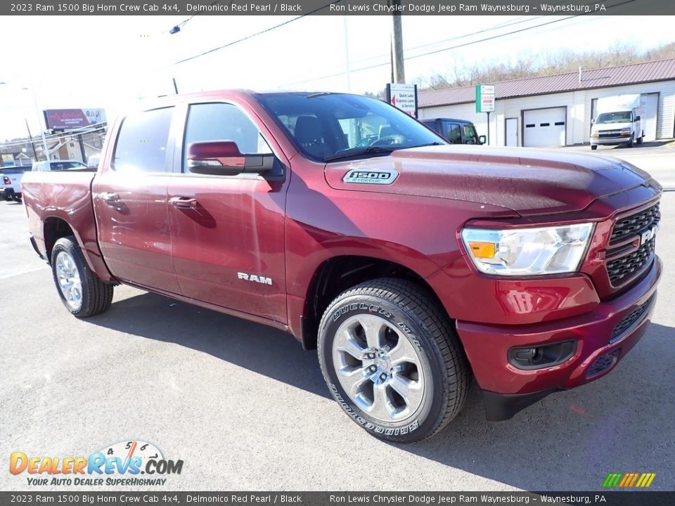 2023 Ram 1500 Big Horn Crew Cab 4x4 Delmonico Red Pearl / Black Photo #8