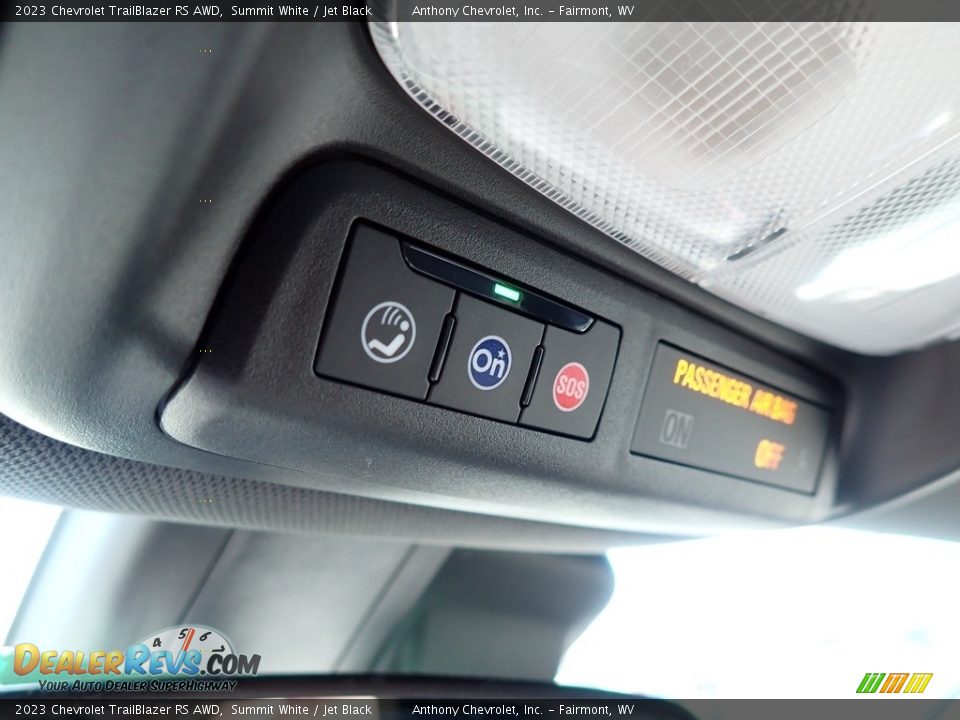 2023 Chevrolet TrailBlazer RS AWD Summit White / Jet Black Photo #18