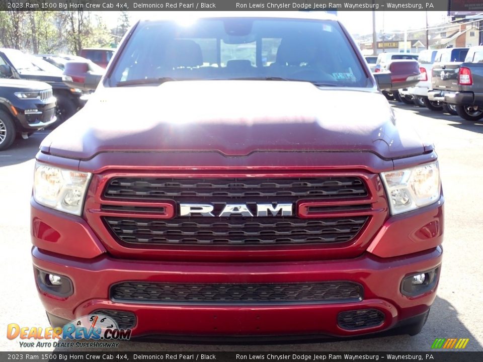 2023 Ram 1500 Big Horn Crew Cab 4x4 Delmonico Red Pearl / Black Photo #9