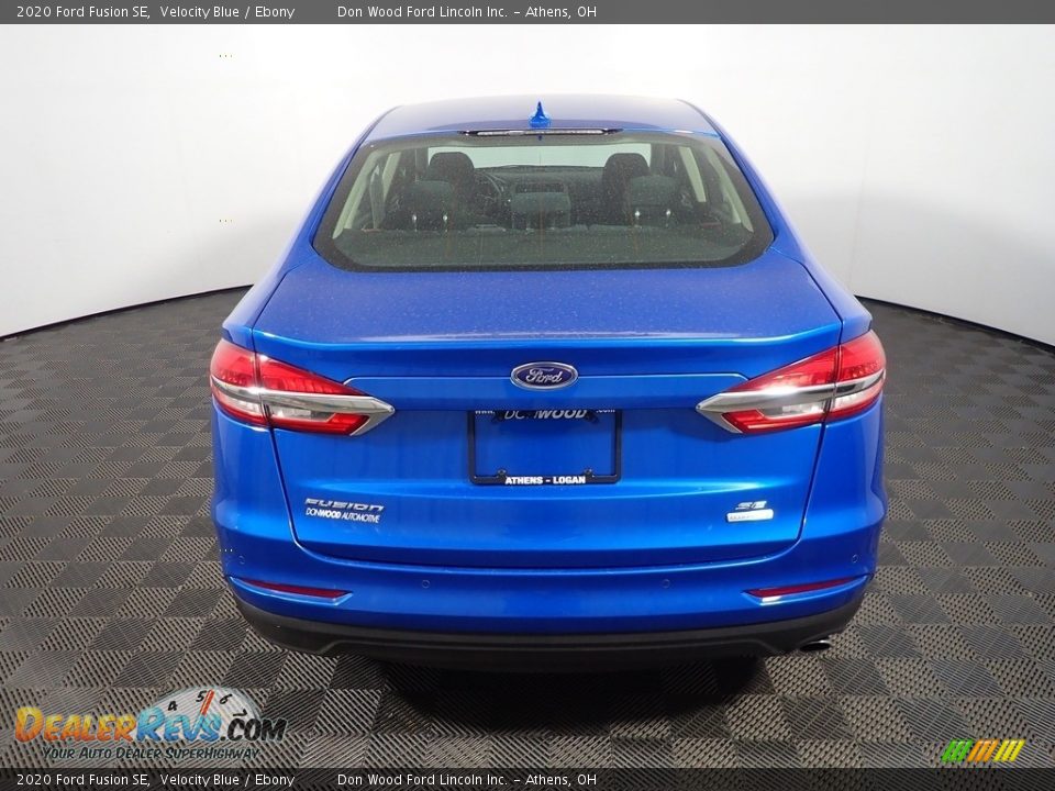 2020 Ford Fusion SE Velocity Blue / Ebony Photo #14