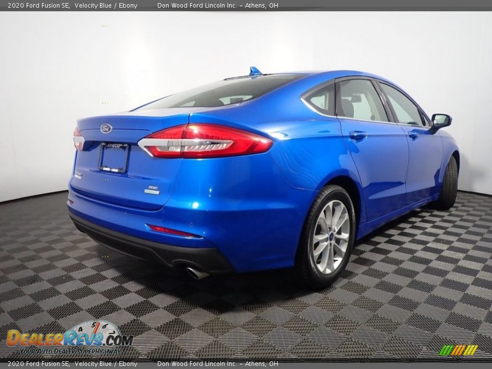 2020 Ford Fusion SE Velocity Blue / Ebony Photo #17