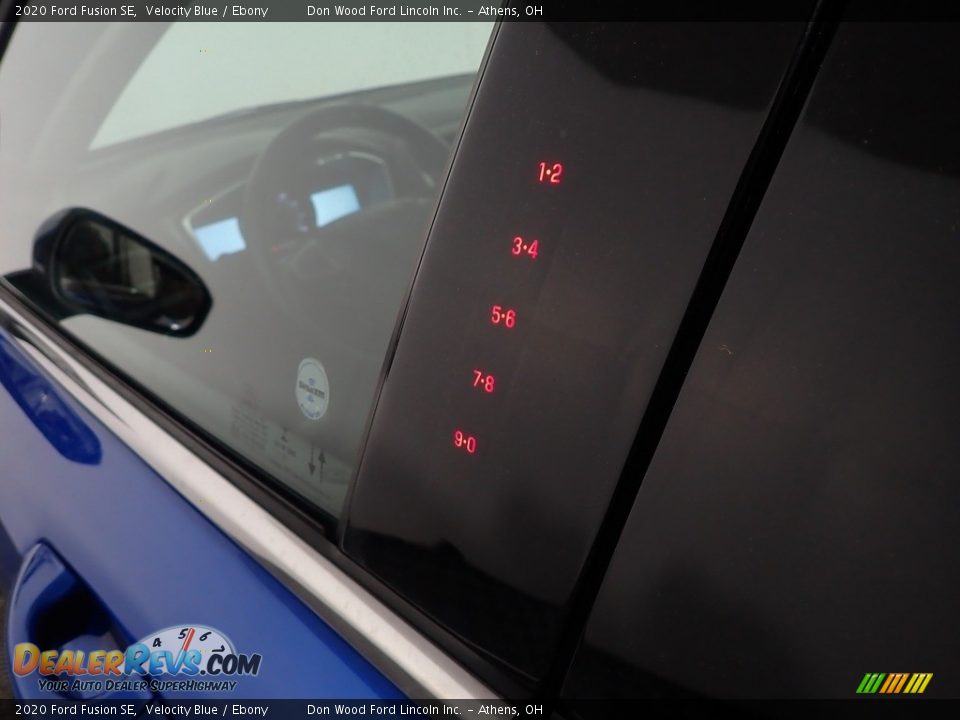 2020 Ford Fusion SE Velocity Blue / Ebony Photo #19