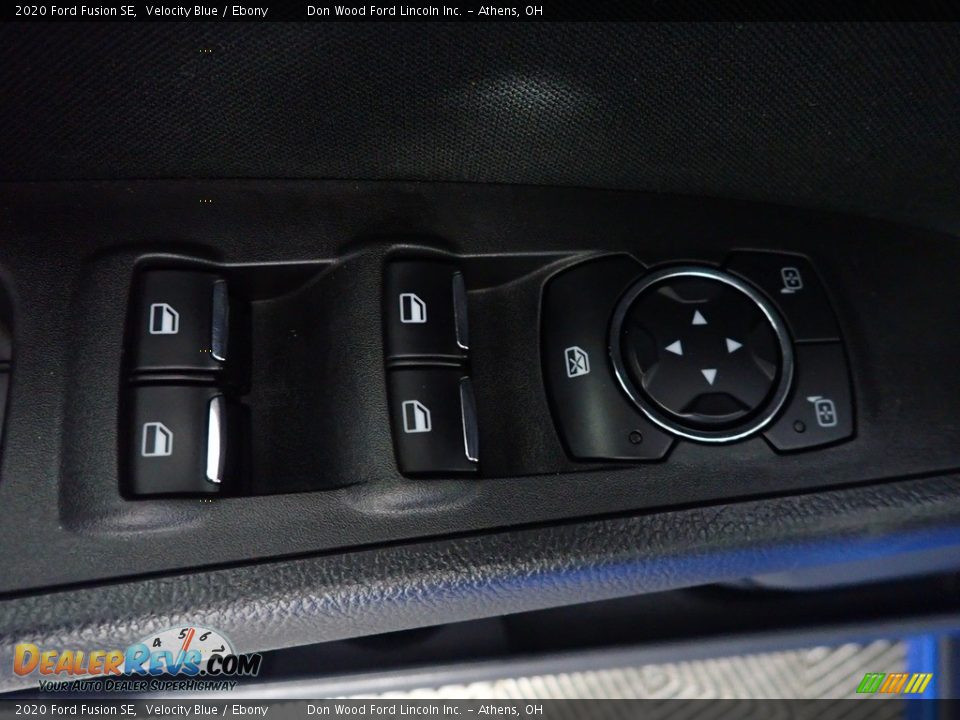 2020 Ford Fusion SE Velocity Blue / Ebony Photo #21