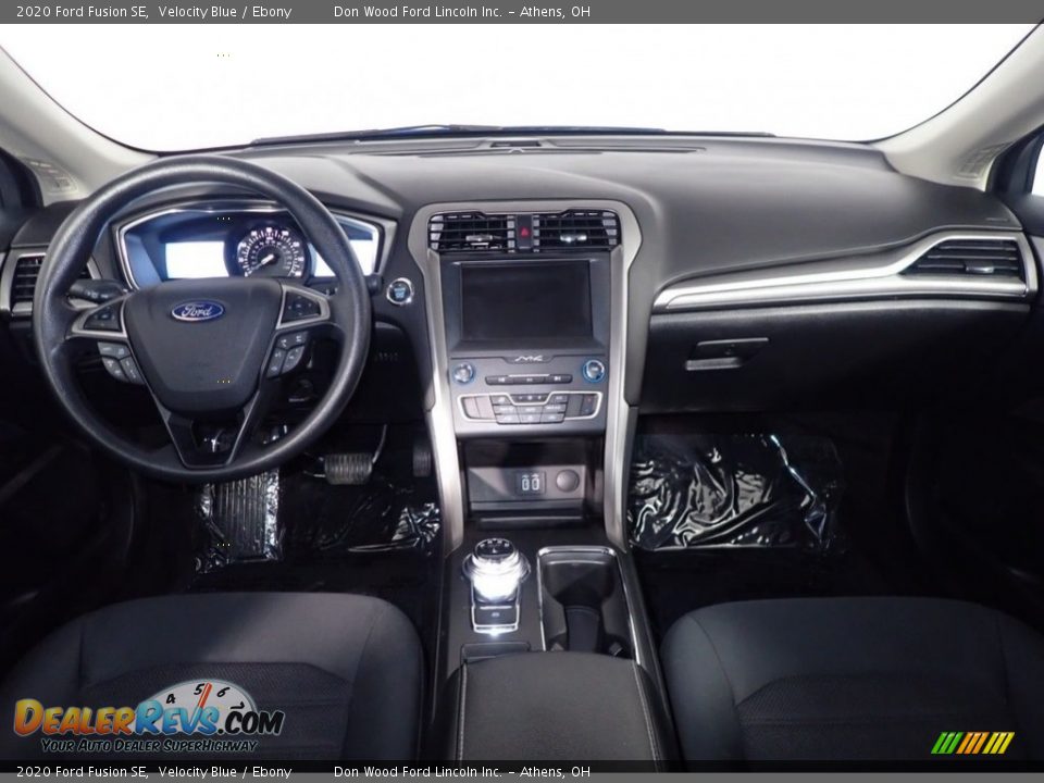 2020 Ford Fusion SE Velocity Blue / Ebony Photo #24